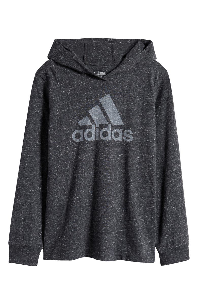 adidas Kids' Hooded Long Sleeve T-Shirt, Main, color, 