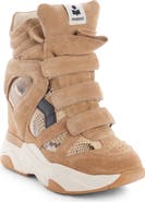 Isabel Marant Balskee High Top Wedge Sneaker
