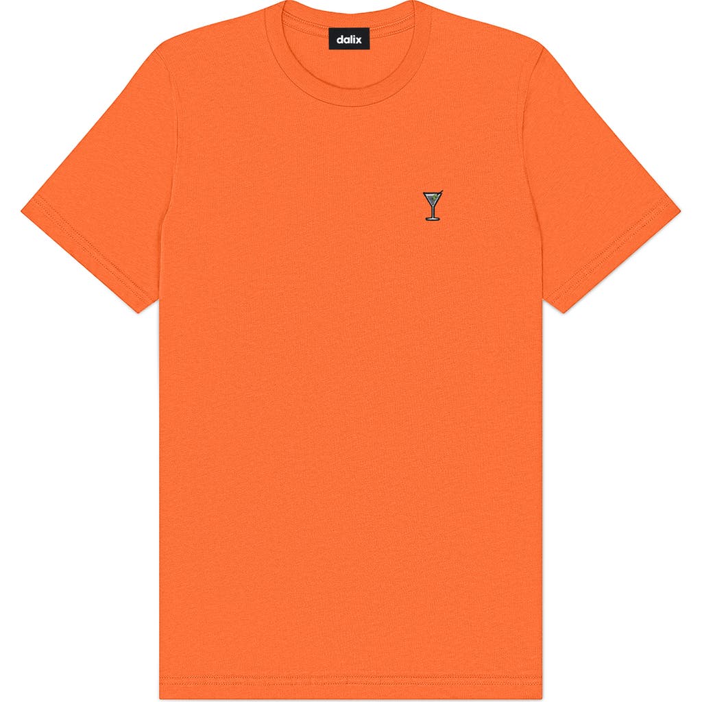 Dalix Mens Espresso Martini Midweight Garment Dye Tee