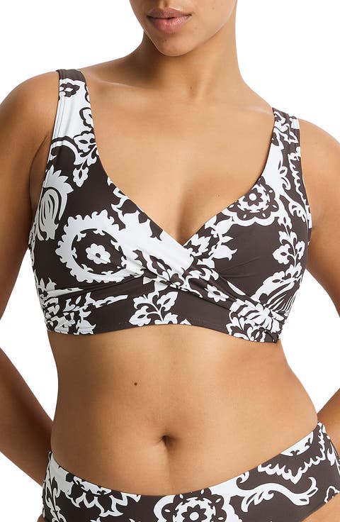 Cross Front Multifit Bikini Top