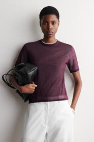 COS Layered Knitted T-Shirt