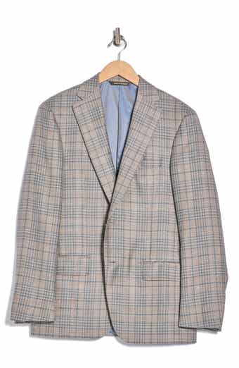 Heritage Gold Plaid Wool Blend Sport Coat