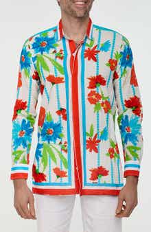 Floral Button-Up Resort Shirt