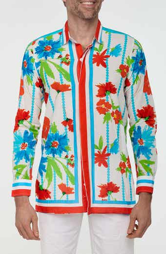 Floral Button-Up Resort Shirt