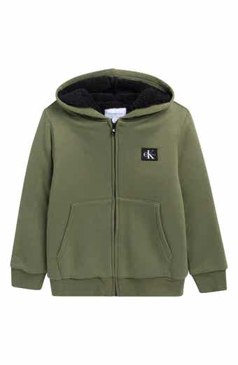 Kids' Faux Fur Lined Full Zip Hoodie