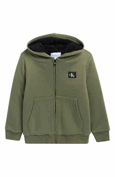 Kids' Faux Fur Lined Full Zip Hoodie