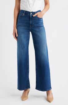 FRAME Le Slim Palazzo High Waist Wide Leg Jeans