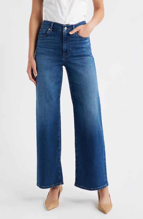 FRAME Le Slim Palazzo High Waist Wide Leg Jeans