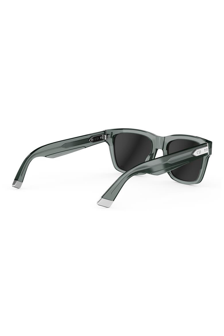 'DiorTailoring S1I 57mm Geometric Sunglasses, Alternate, color, GREY/ OTHER / SMOKE MIRROR