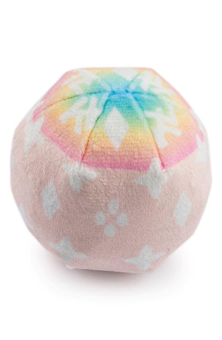Haute Diggity Dog Kitty Monogram Ball, Alternate, color, White Multi
