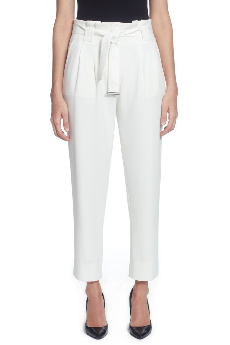 Arturo Ankle Pants, Main, color, BRIGHT WHITE