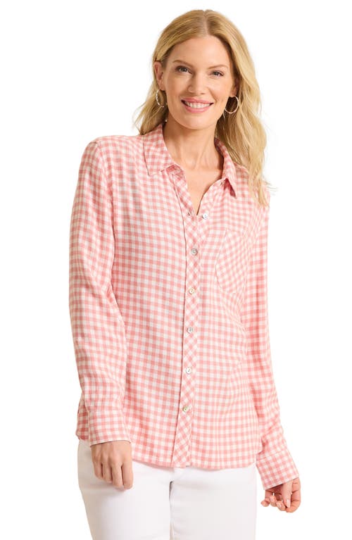 Tommy Bahama Villa Verde Check Shirt In Pink