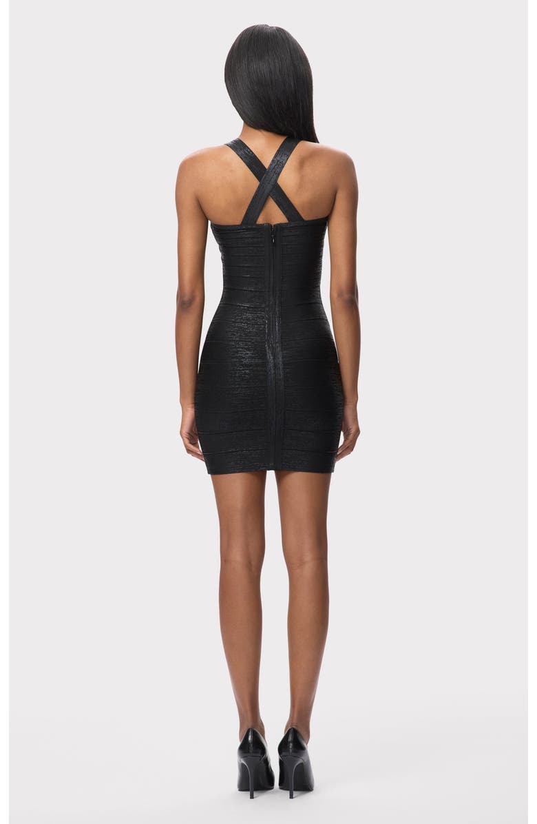 Herve Leger The Imani Dress, Alternate, color, Black