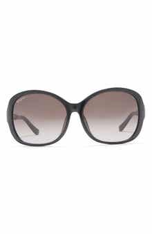 FERRAGAMO Salvatore Ferragamo 59mm Square Sunglasses