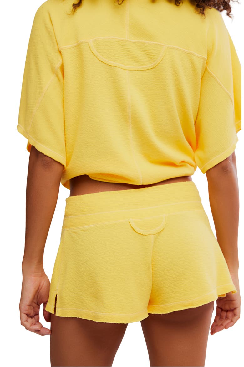 Intimately FP Staycation Sleep Shorts, Alternate, color, BANANA CITRUS