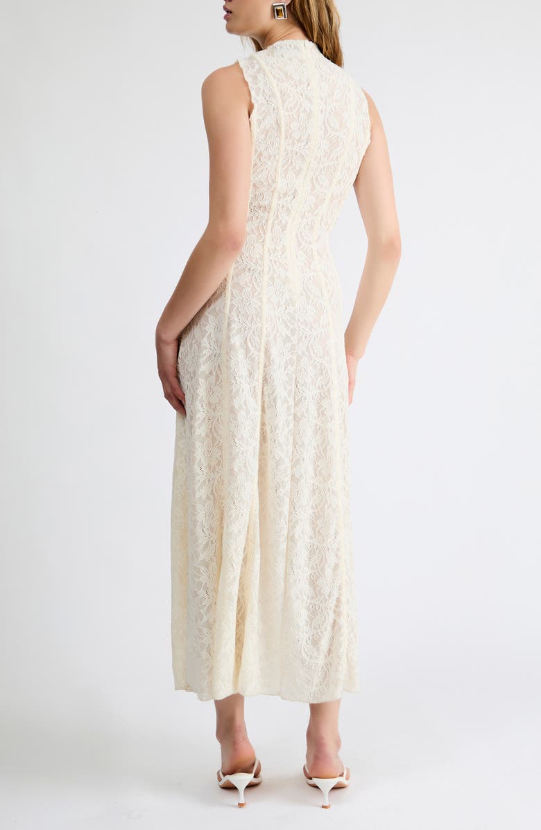 Extro & Vert Heidi Stretch Lace Sleeveless Maxi Dress, Alternate, color, White