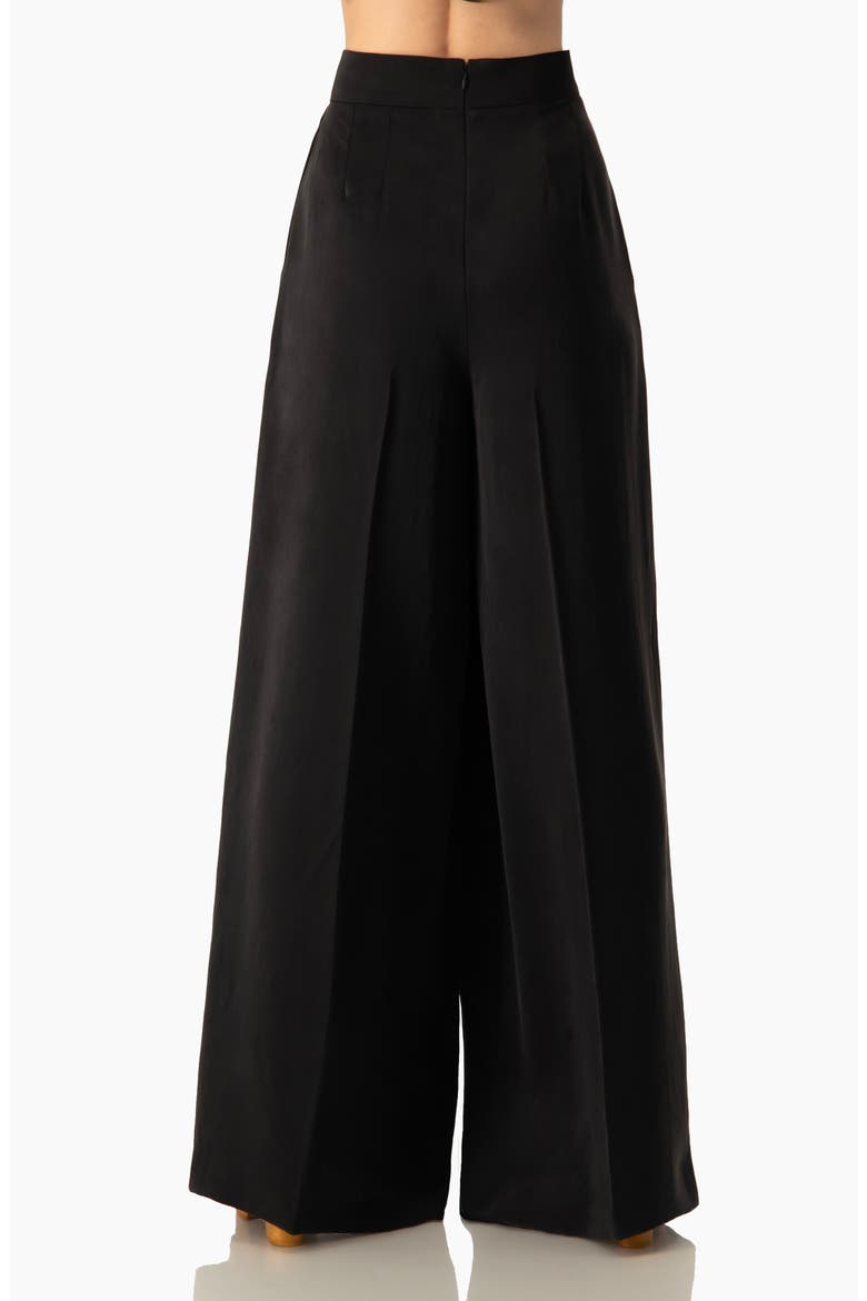 Women's High-Waist, Wide-Leg Palazzo Pants, Alternate, color, Black