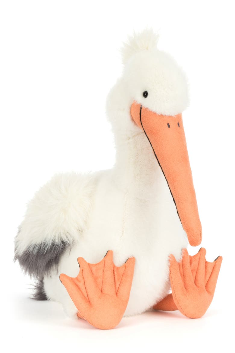 Keli Pelican Large Plushie, Main, color, WHITE MULTI