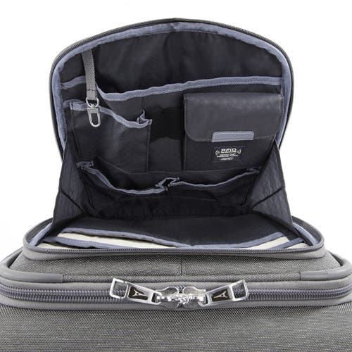 Travelpro Platinum Elite Softside Expandable 20-inch Carry-on Luggage, Fits Up To 15" Laptop In Vintage Grey