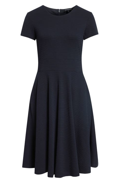 Short Sleeve A-Line Dress