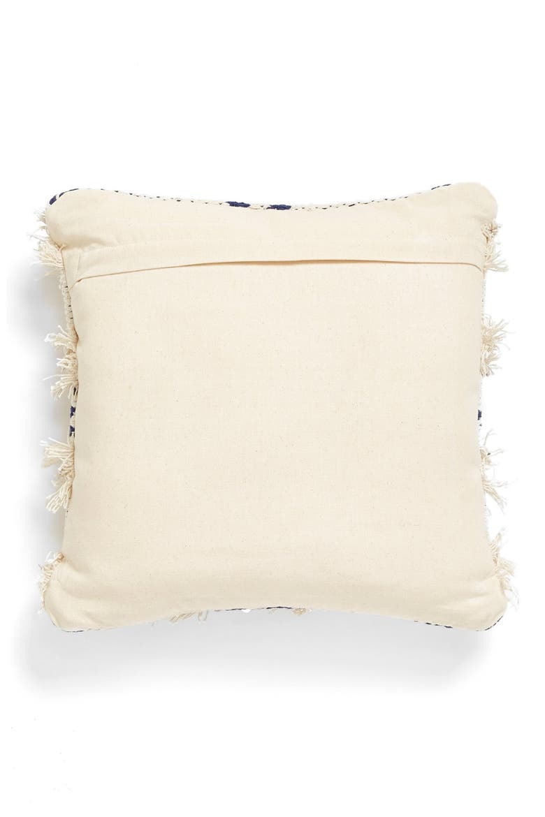 'Morocco' Pillow, Alternate, color, IVORY/ NAVY CROWN