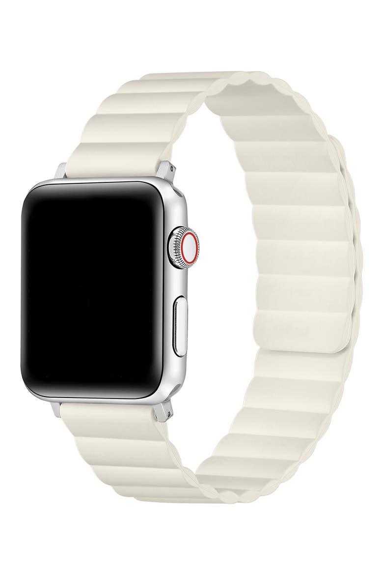 Silicone Apple Watch® Watchband, Alternate, color, IVORY