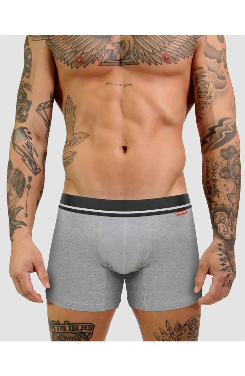 Mosmann Australia Men's 3-Pack Boxers, Alternate, color, Grey