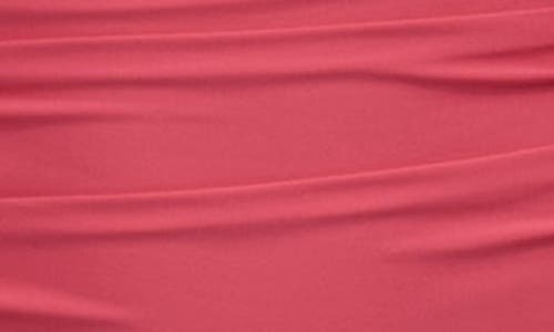 Dkny Ruffled Bandeau One-piece Swimsuit In Pink Punch