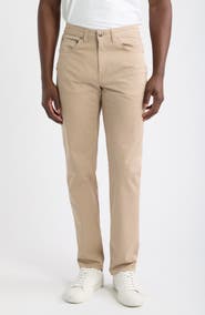 Bugatchi Five Pocket Stretch Cotton Pants