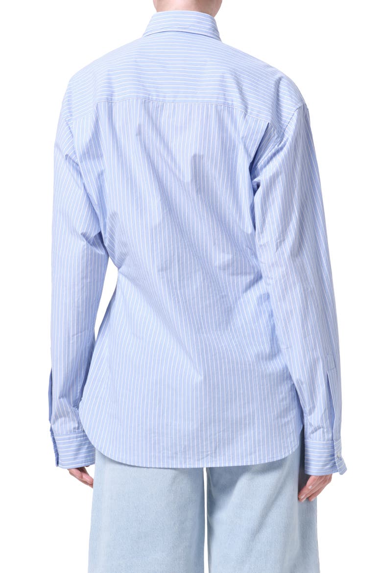 Cinch Stripe Button-Up Shirt, Alternate, color, WEBB STRIPE