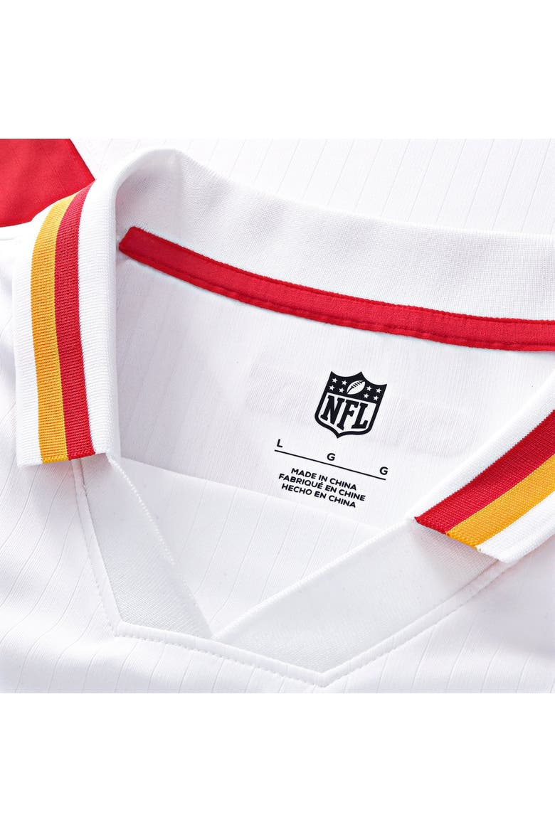 Men's Fanatics White Kansas City Chiefs Football x Football Collared Fan Top, Alternate, color, White