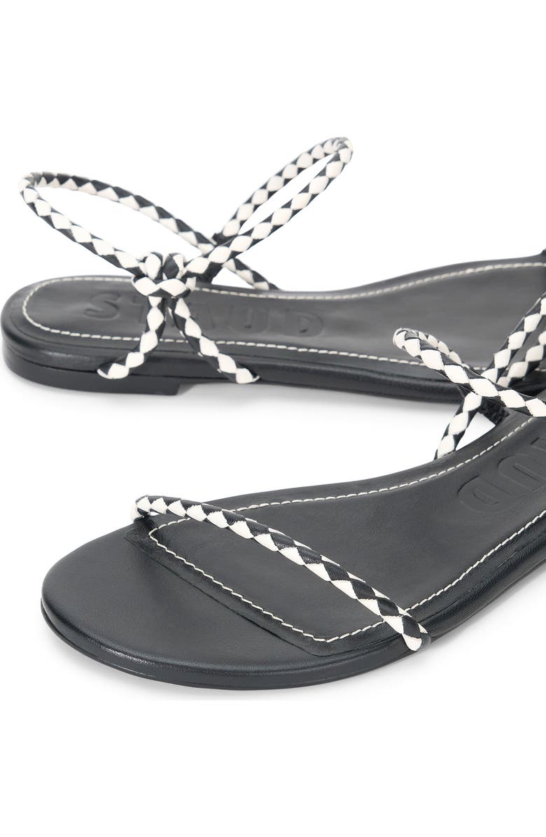 STAUD Laurel Slingback Sandal, Alternate, color, Black/ Paper