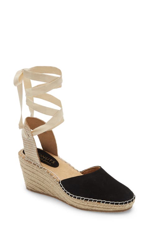 Firefly Lace-Up Wedge Sandal (Women)