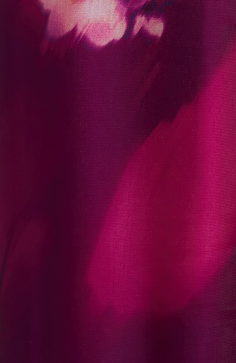 Julia Jordan Floral Sleeveless Wide Leg Jumpsuit, Alternate, color, Purple Multi