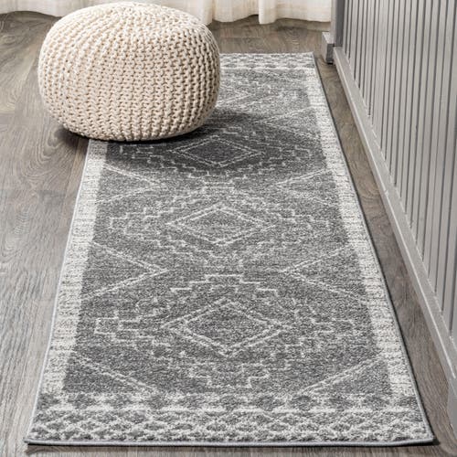 Jonathan Y Amir Moroccan Beni Souk Area Rug In Gray/cream