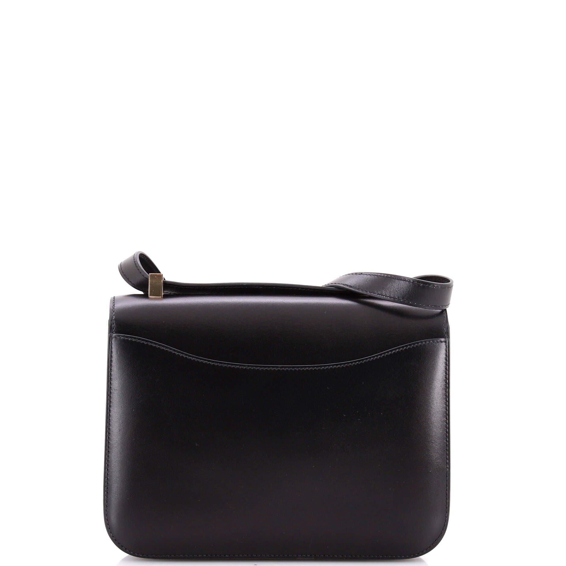 Pre-Owned Hermes Constance NM Bag Box Calf 24, Alternate, color, Noir