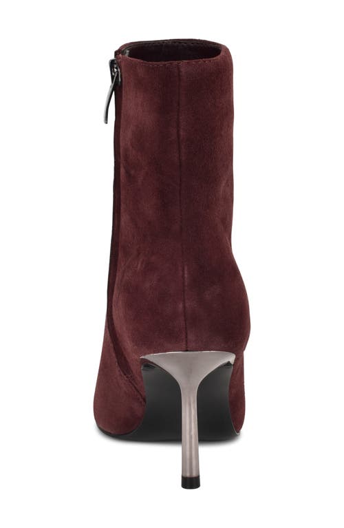 Nine West Narend Pointy Toe Bootie In Brown