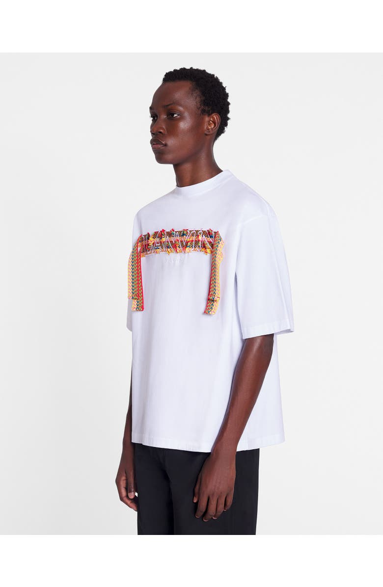 Lanvin CURB LACE LANVIN OVERSIZED T-SHIRT, Alternate, color,