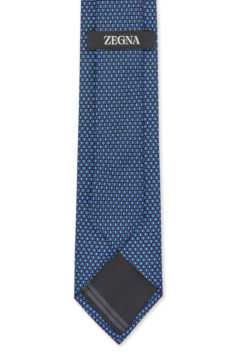 Beetle Silk Tie, Alternate, color, NAVY