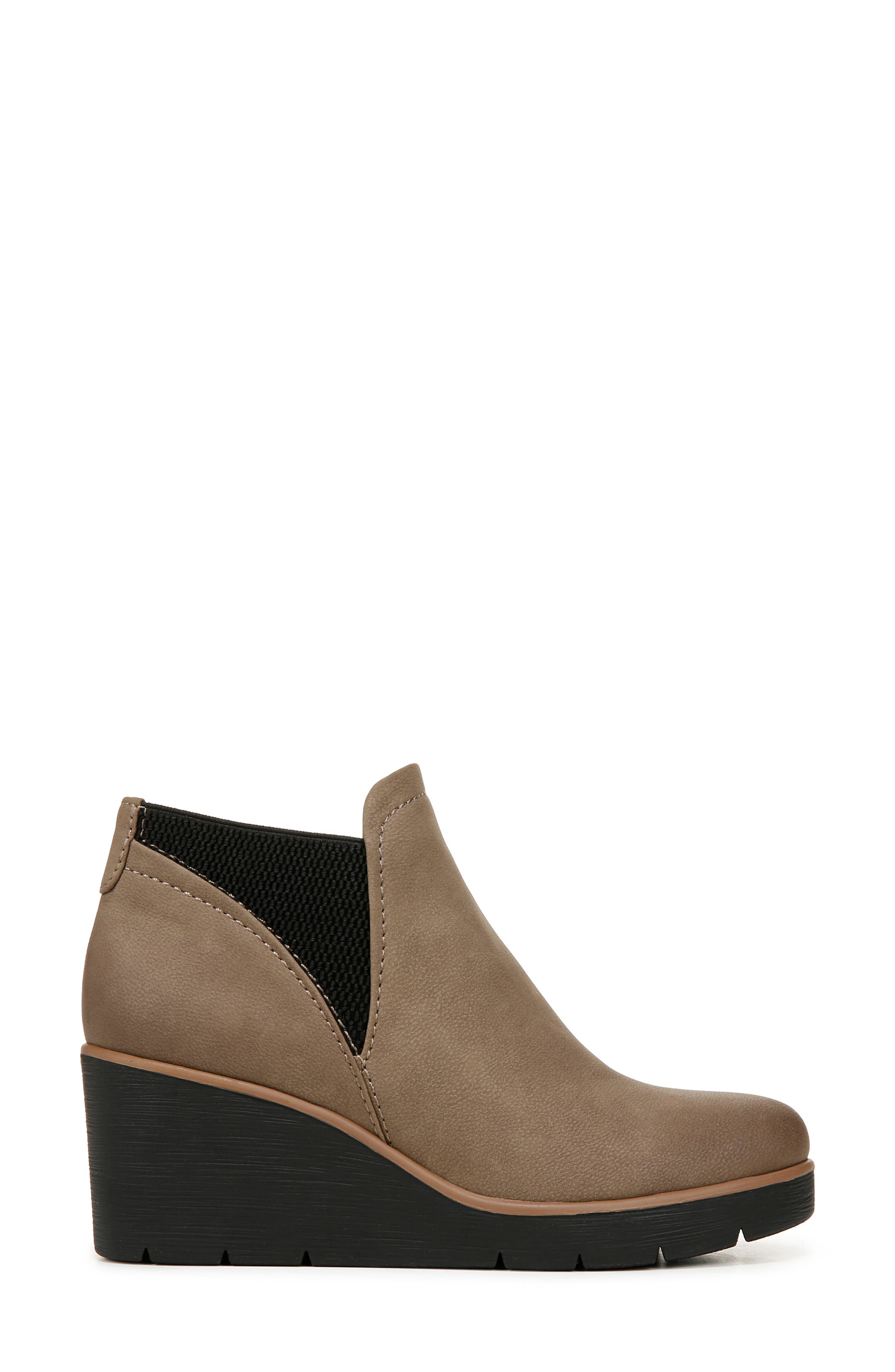 SOUL NATURALIZER Affirm Wedge Bootie, Alternate, color, Taupe Faux Leather