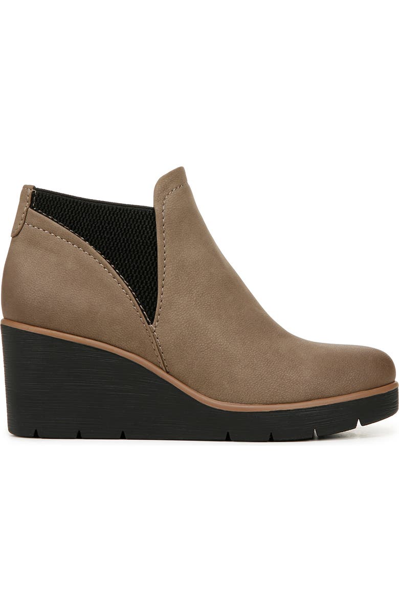 SOUL NATURALIZER Affirm Wedge Bootie, Alternate, color, Taupe Faux Leather