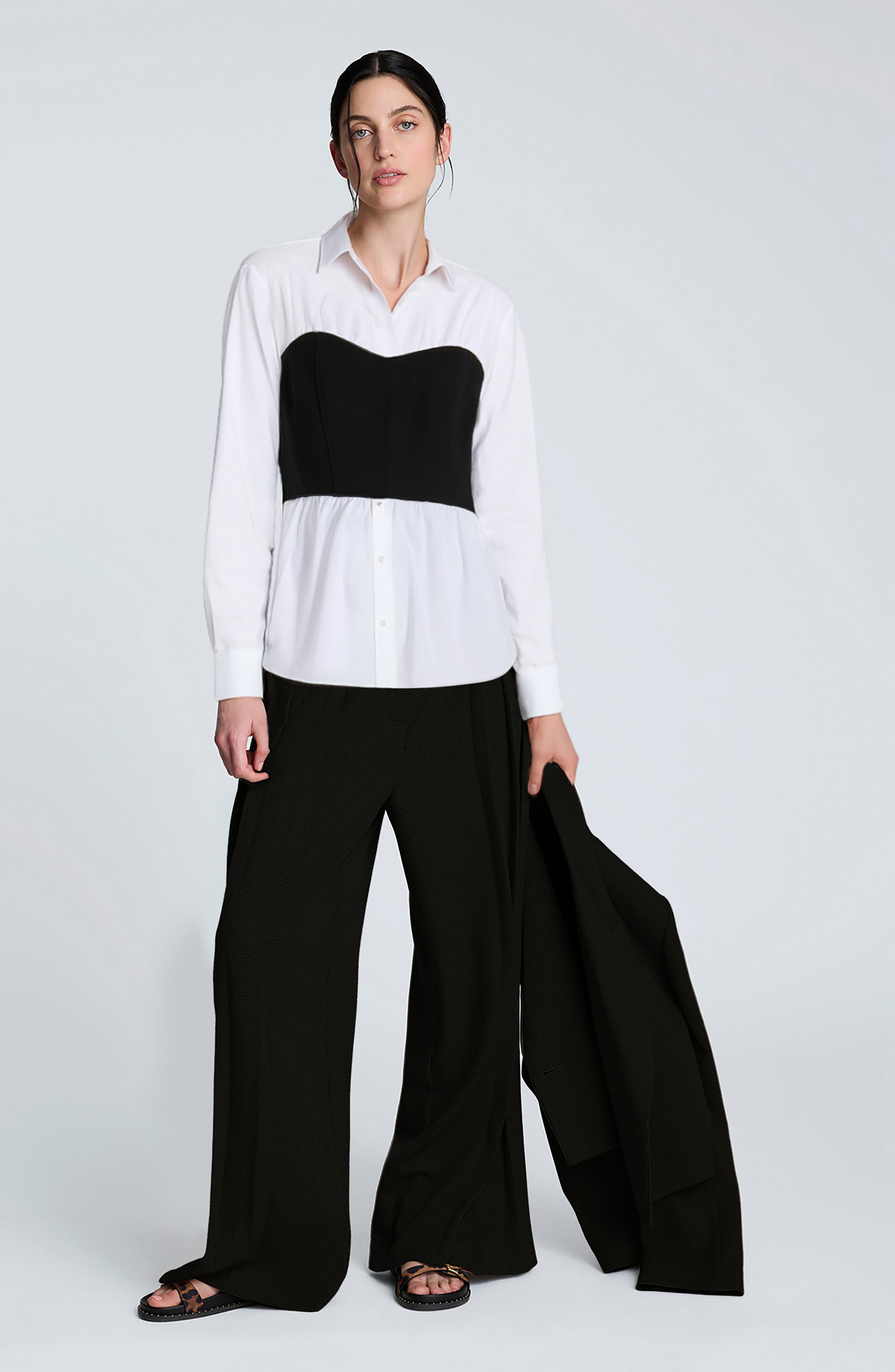 Kenneth Cole Bustier Poplin Shirt | Nordstromrack