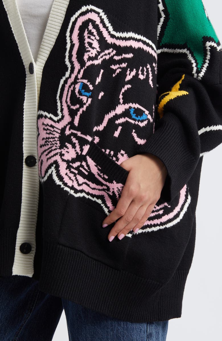 Dressed in Lala Mother is Mothering Oversized Cardigan, Alternate, color, 