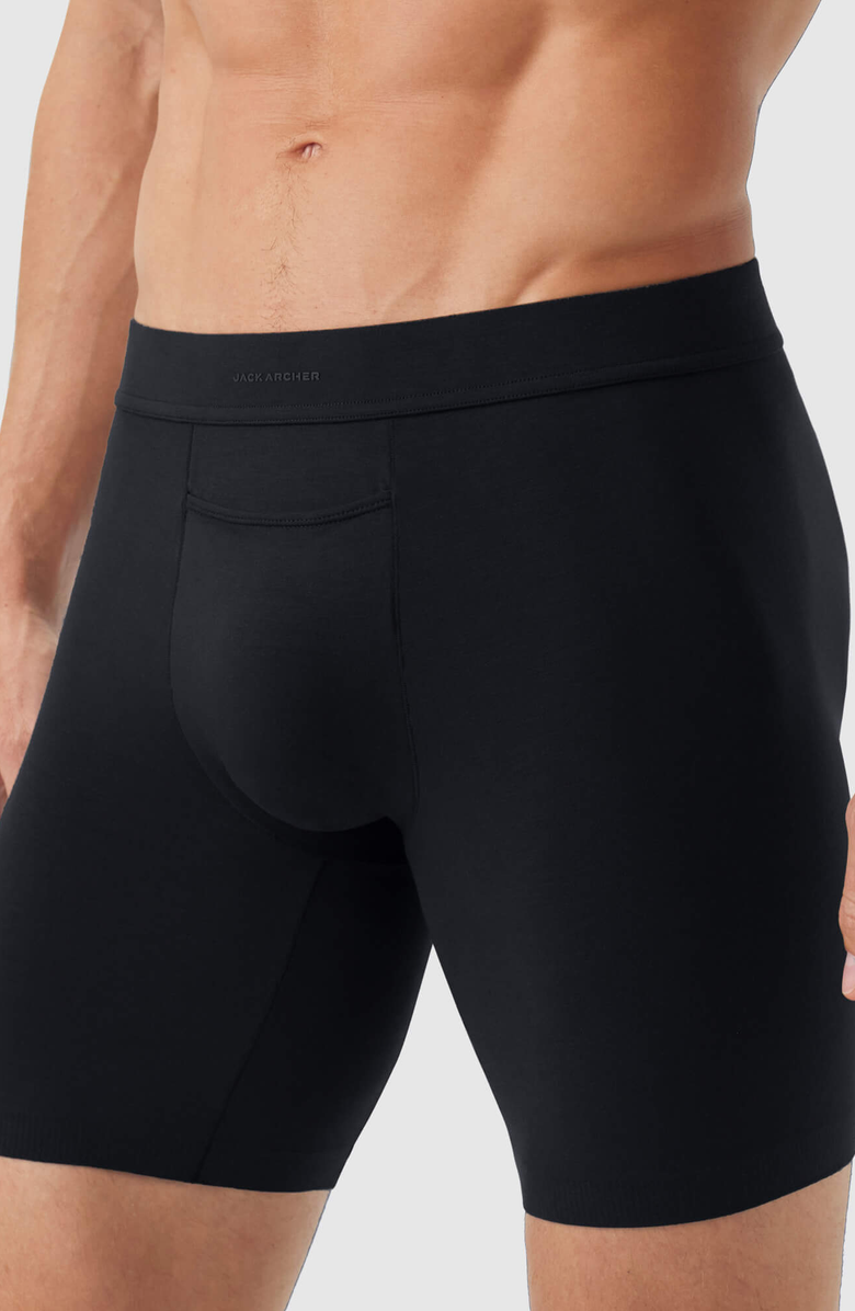 Jack Archer Jetsetter Boxer Brief, Alternate, color, Space Black