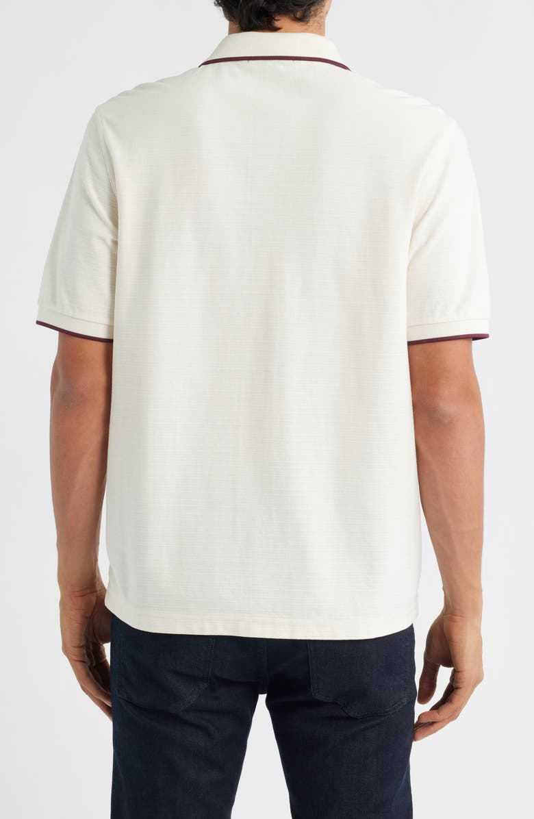 Fred Perry Cotton Piqué Polo, Alternate, color, Ecru