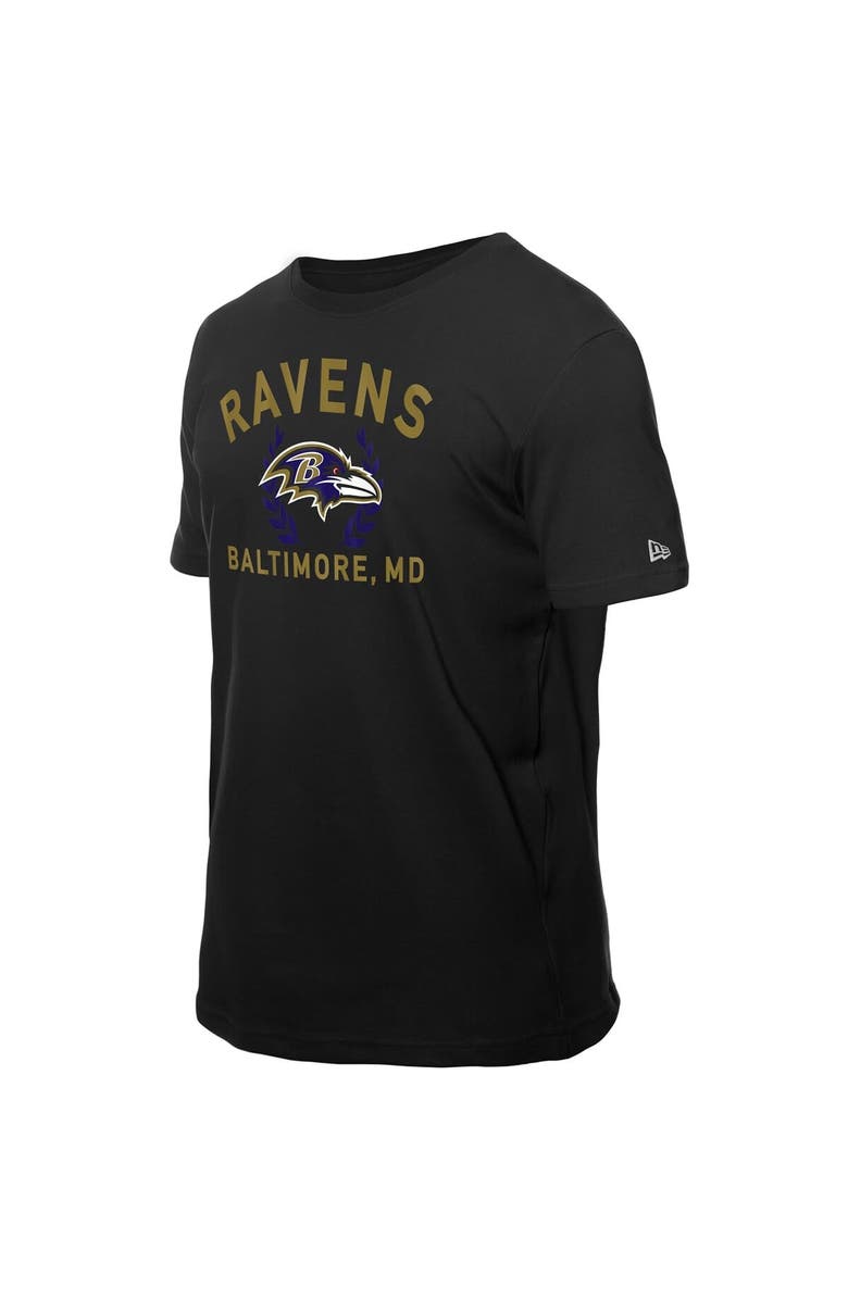 New Era Men's New Era Black Baltimore Ravens 2025 NFL Draft T-Shirt, Alternate, color, Black