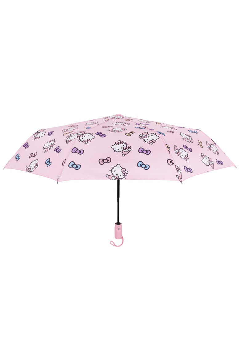 Gradient Bow Print Umbrella, Main, color, MULTI