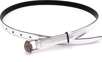 Eagle Buckle Metallic Belt