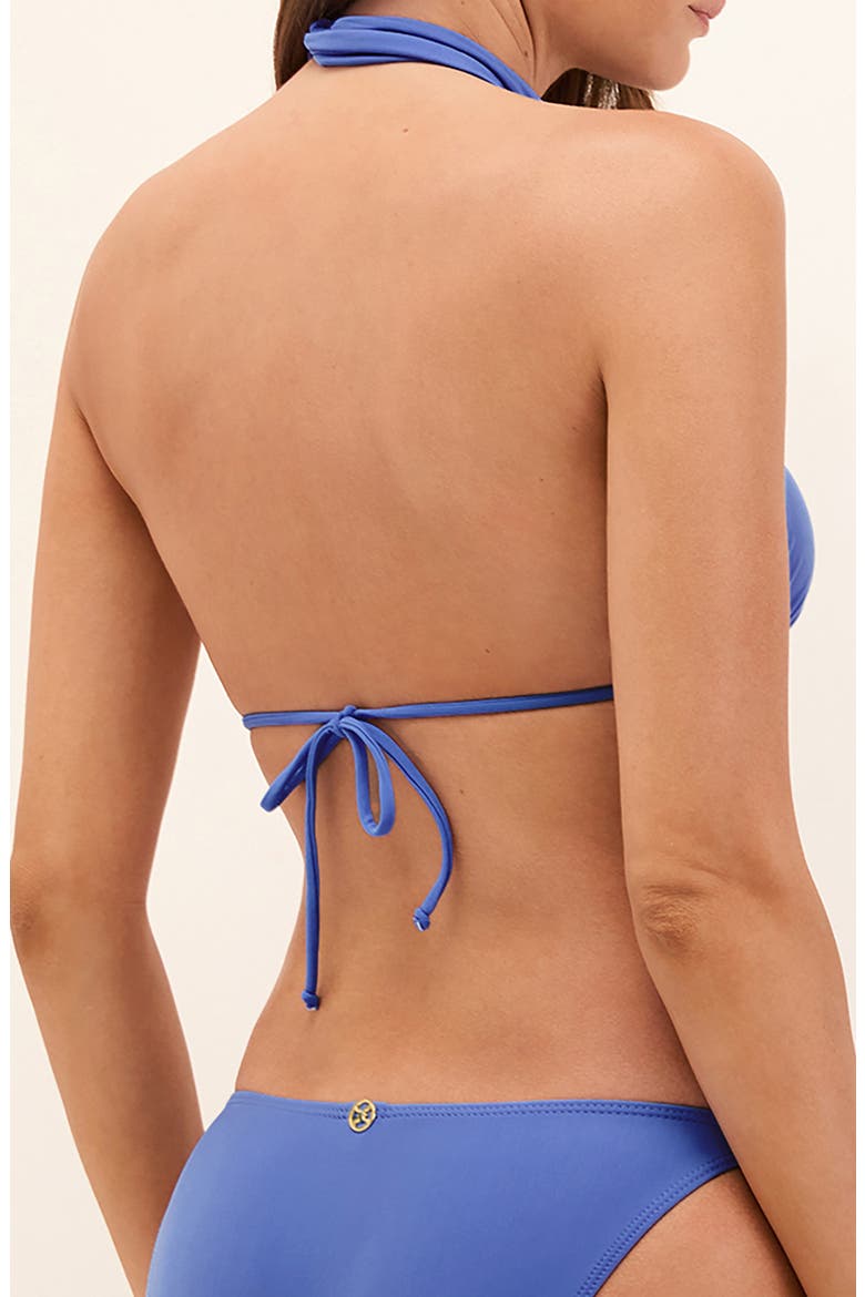 Paula Triangle Bikini Top, Alternate, color, BLUE