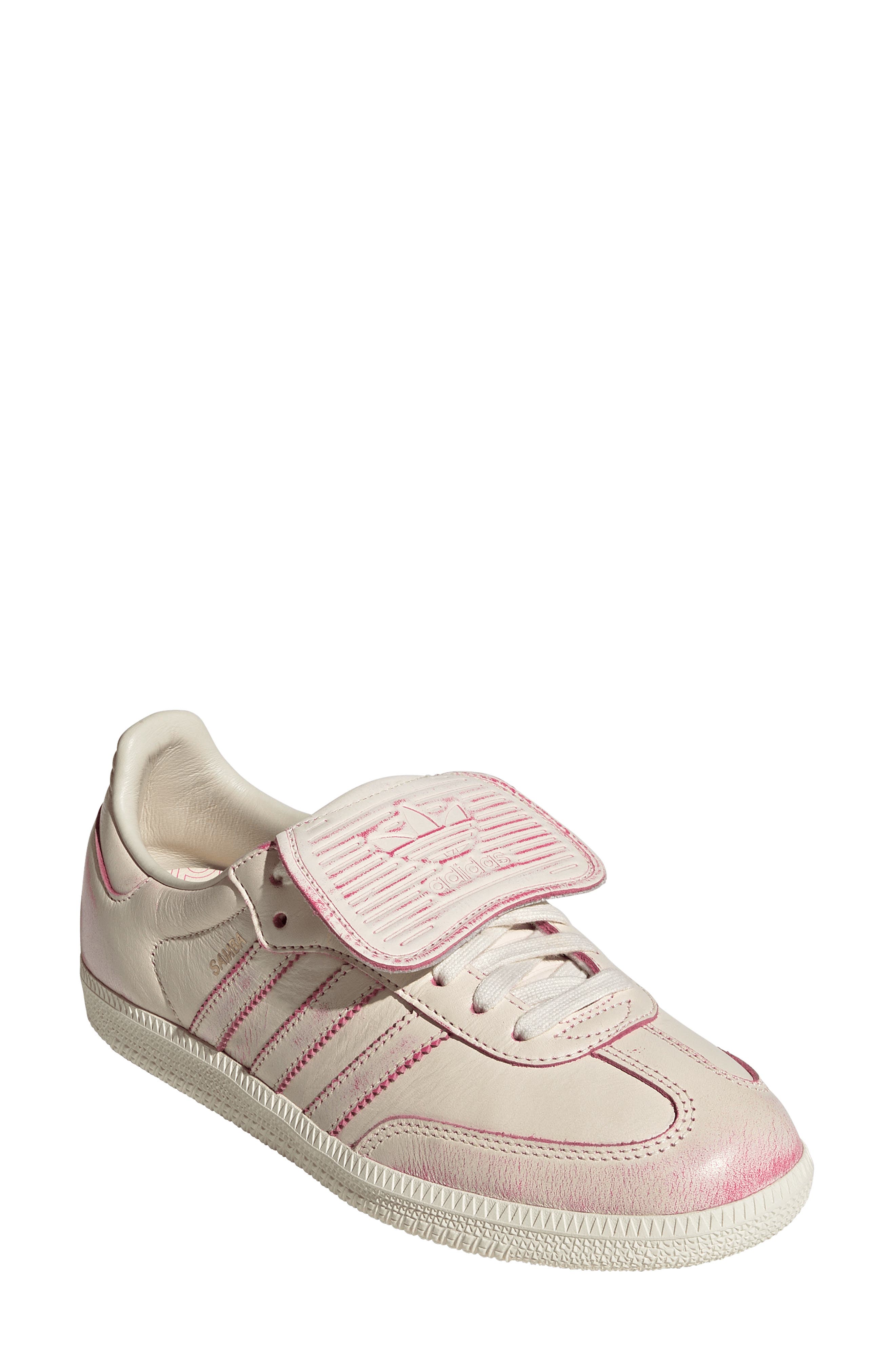  Cream White/ Shock Pink